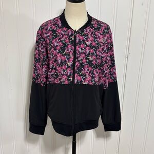 Skechers Fantasy Fields Reversible Bomber Jacket Size L Large